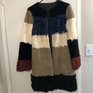 Zara faux fur jacket